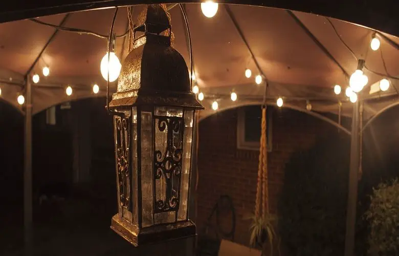How To Hang Patio Lights In Your Backyard Without Nails