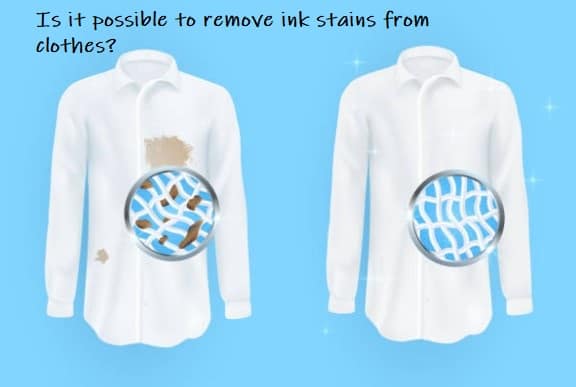 How to remove ink stains from clothes home remedies