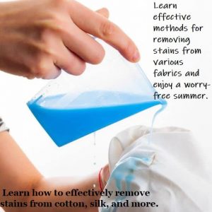 How to Get Sunscreen out of Clothes